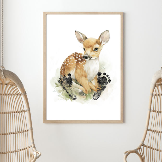 Kit empreintes bébé faon