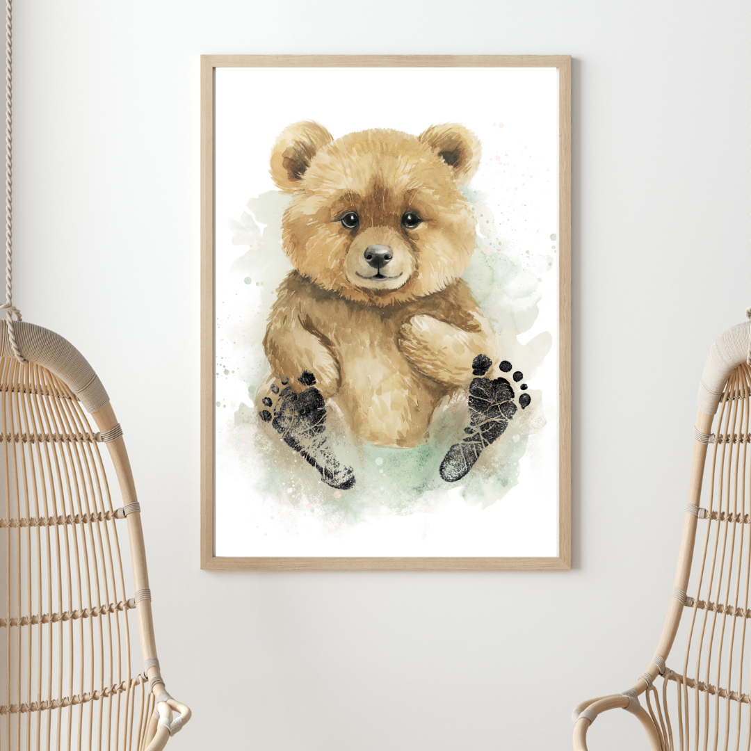 Kit empreintes bébé ours