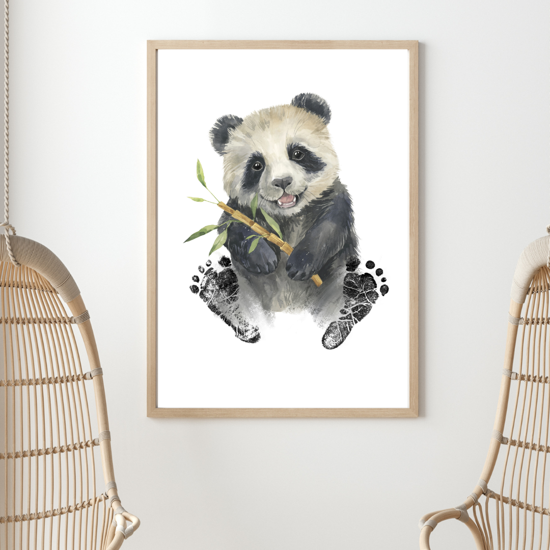 Kit empreintes bébé panda