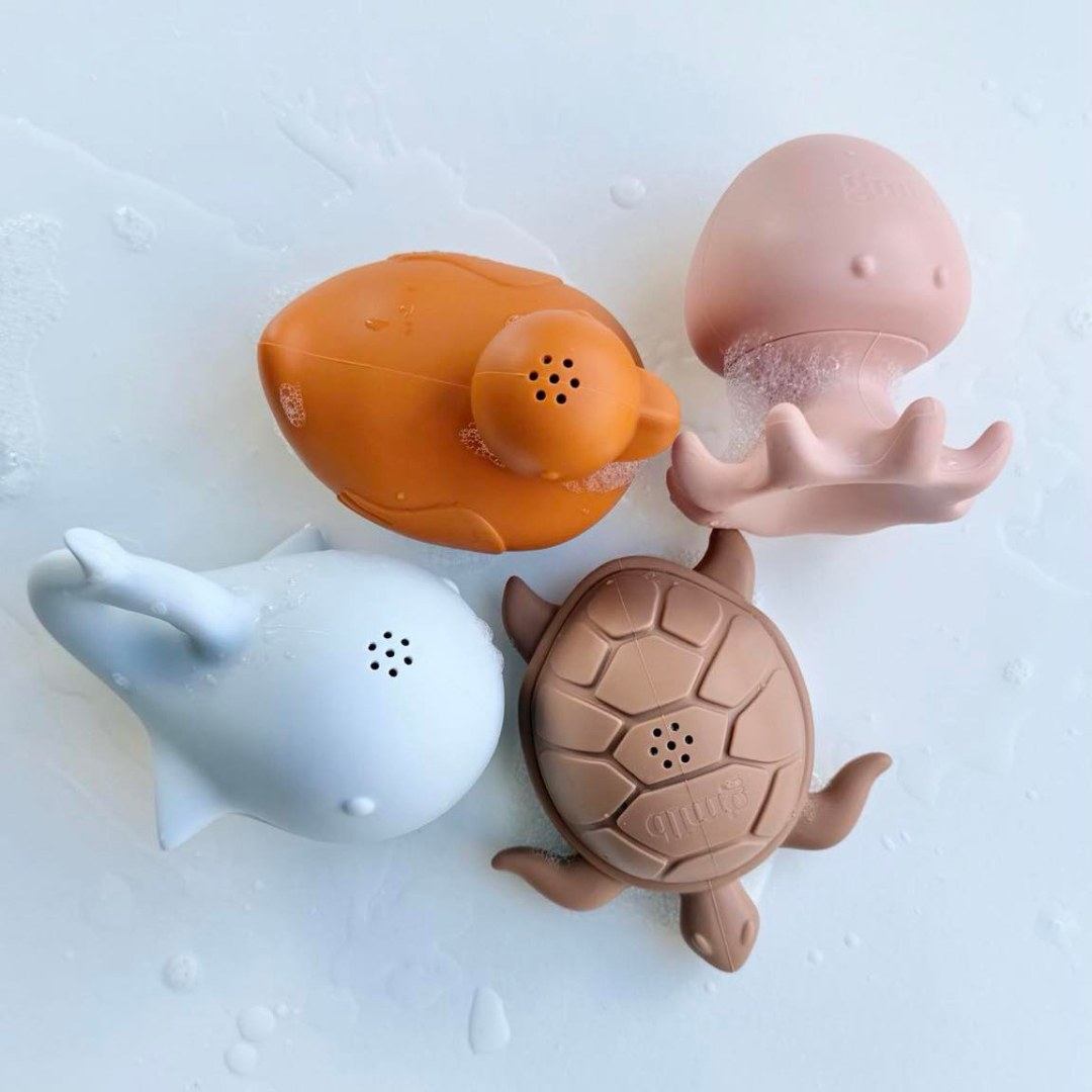 Jouet de bain 4 animaux océan