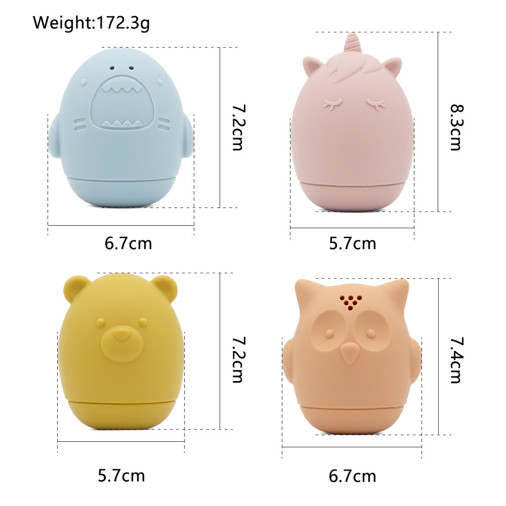 Lot de 4 jouets de bain - GMLB